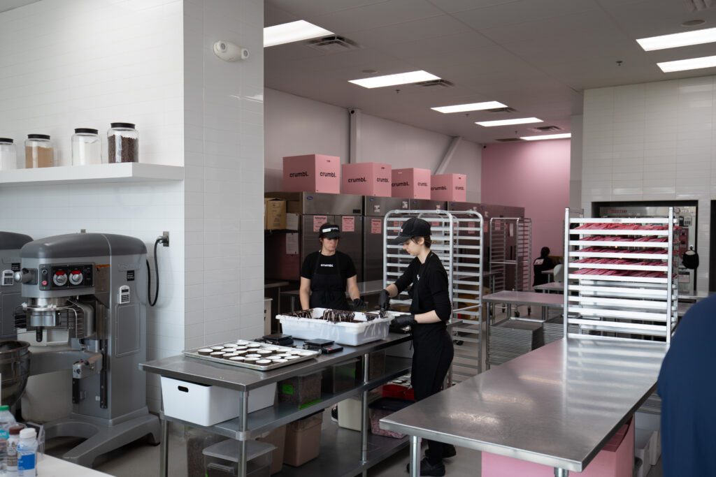 Crumbl in West Fargo, ND - Kitchen Area
