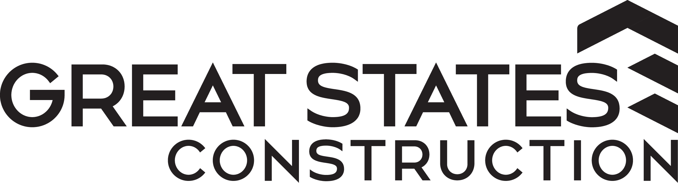 Great States Construction - Primary Logo (Black)