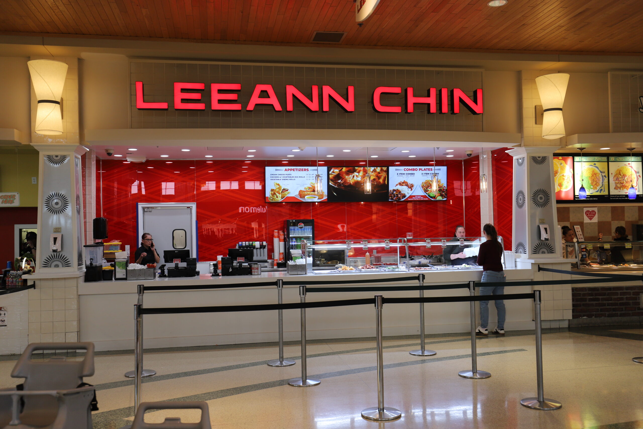 Leeann Chin in West Acres Shopping Center in Fargo