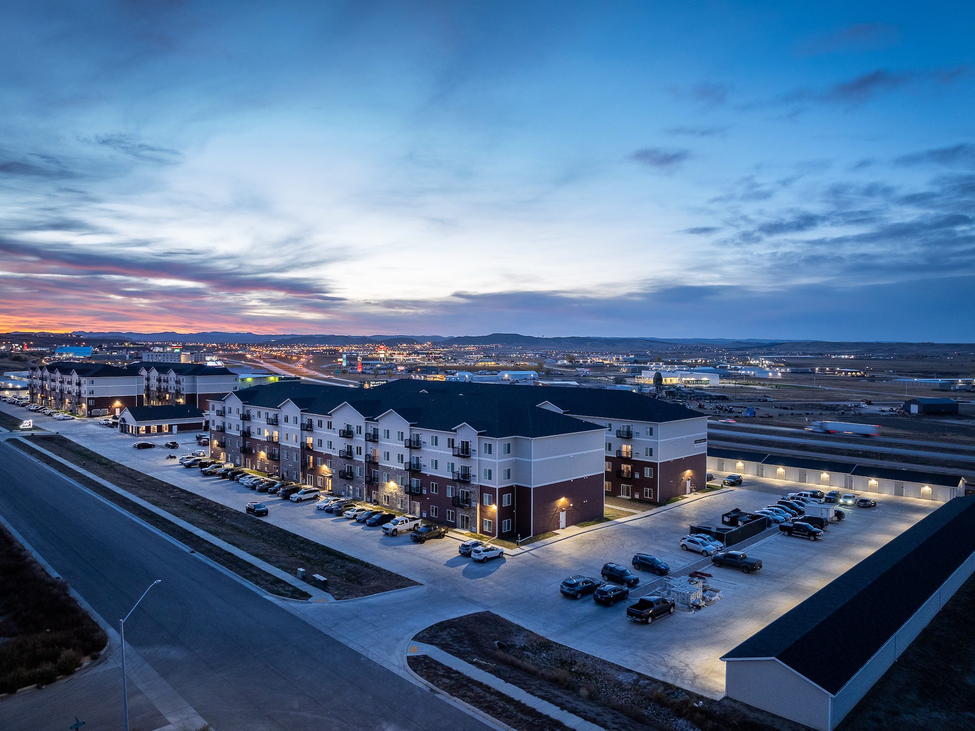 10Bedrock in Box Elder, SD (near Rapid City, SD) at sunset looking towards the the Black Hills