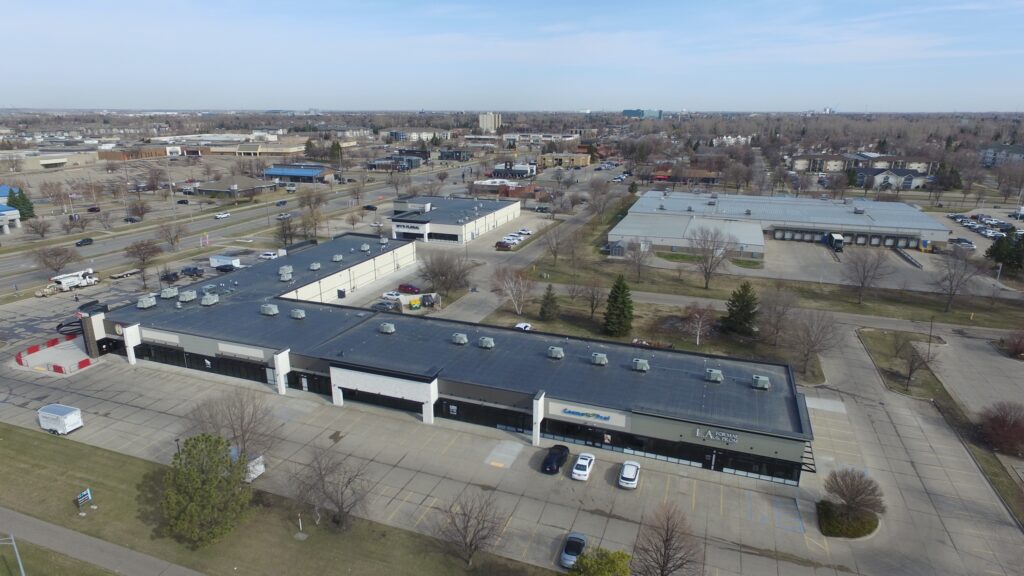 Aerial of South Towne Mall on Grand Forks, ND