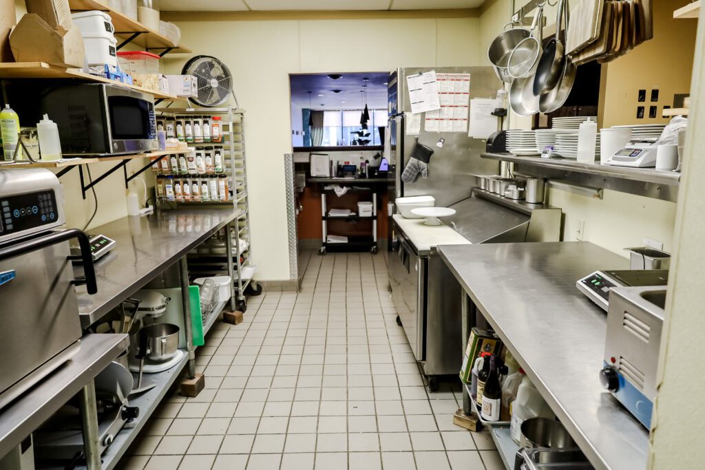 Kitchen space at Nichole's in Fargo
