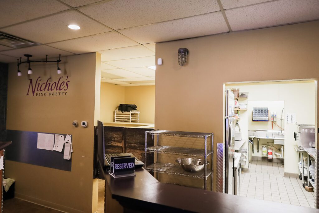 Kitchen space at Nichole's in Fargo