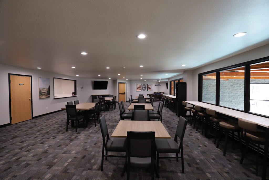 Updated community room at Dakota Park