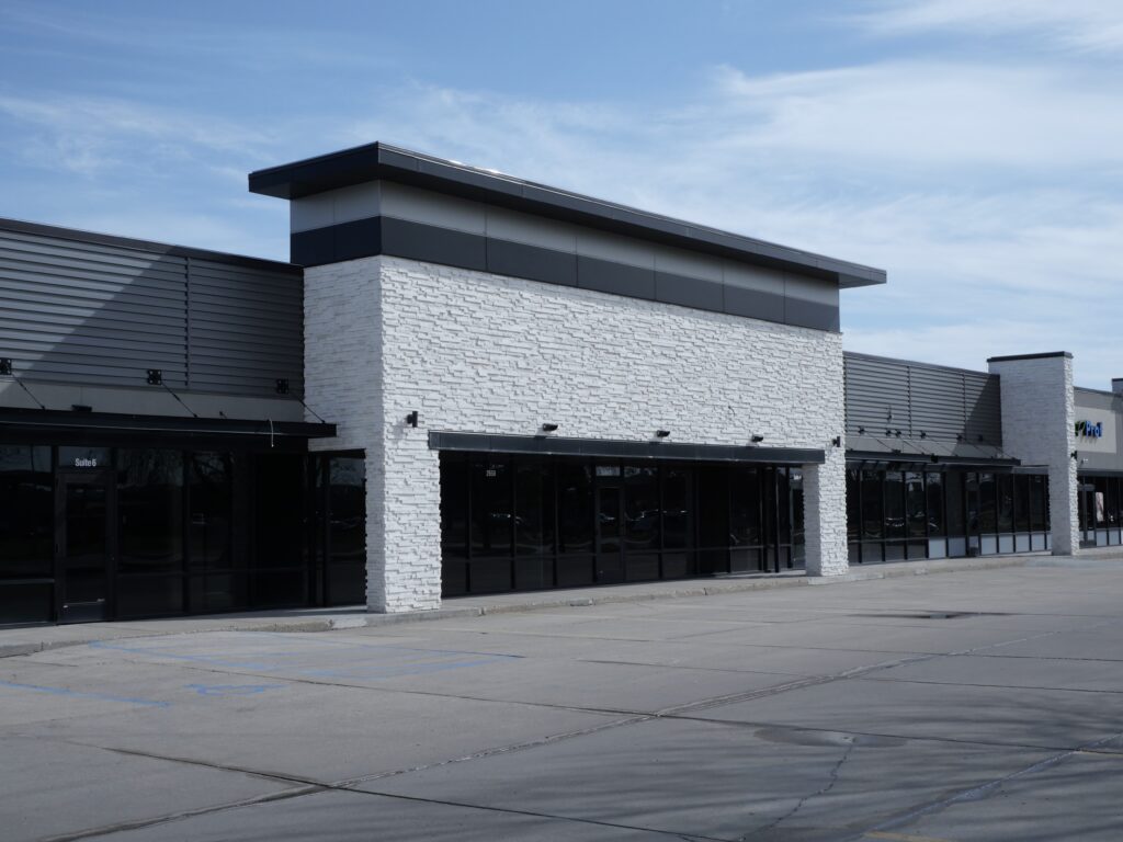Future retail space at South Town Square in Grand Forks, ND