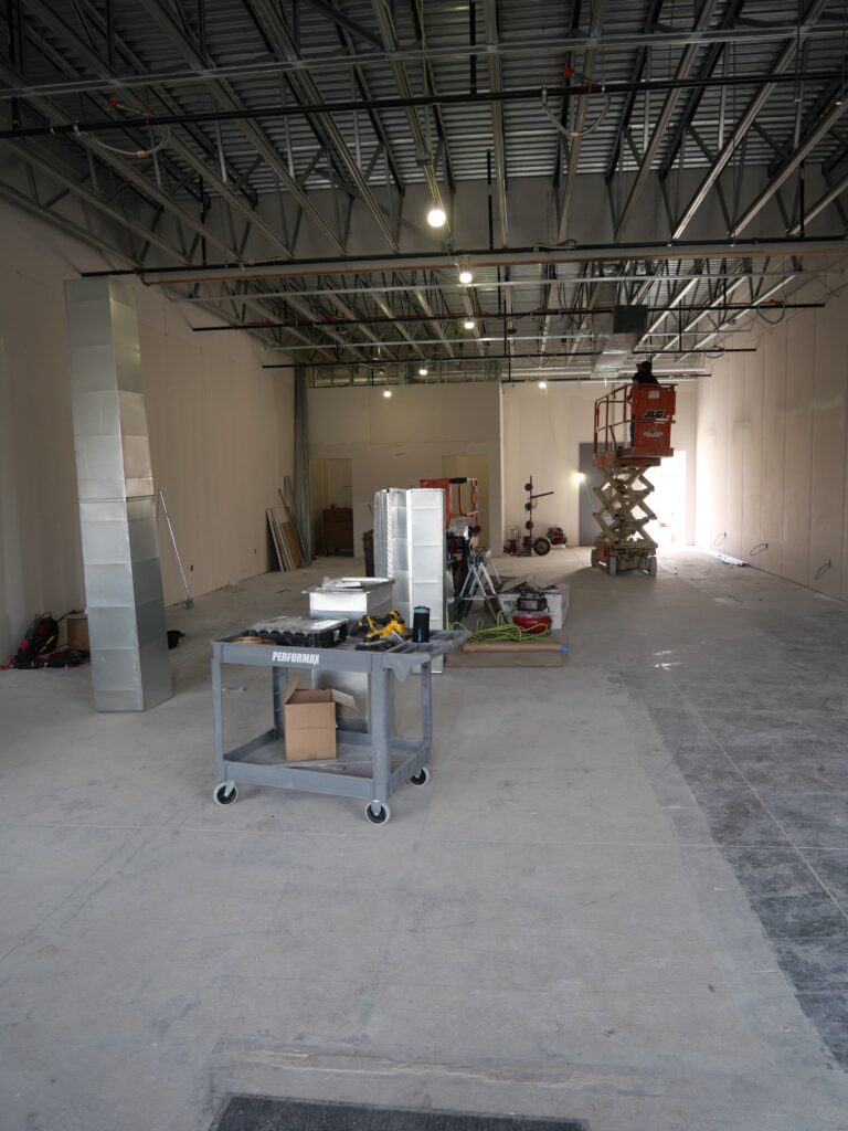 Future retail space at South Town Square in Grand Forks, ND