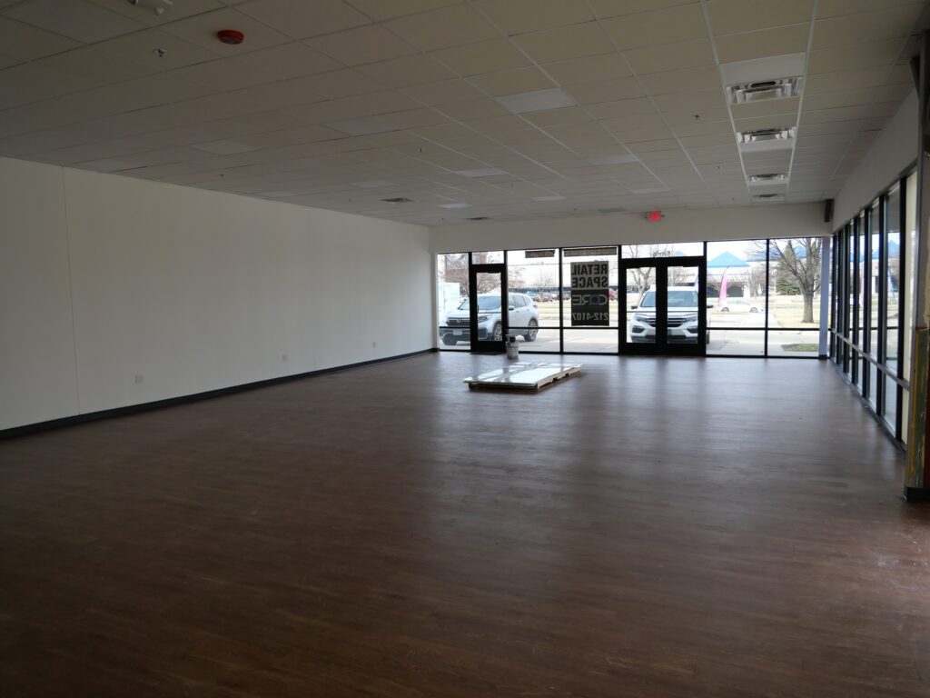 Future retail space at South Town Square in Grand Forks, ND