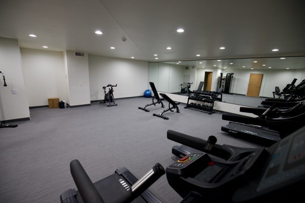 Updated fitness center at Dakota Park