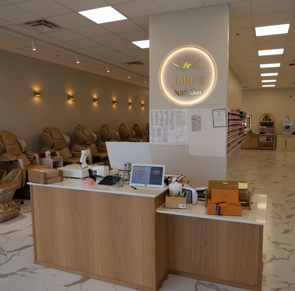 Julie's Nail Bar - Front Reception Area