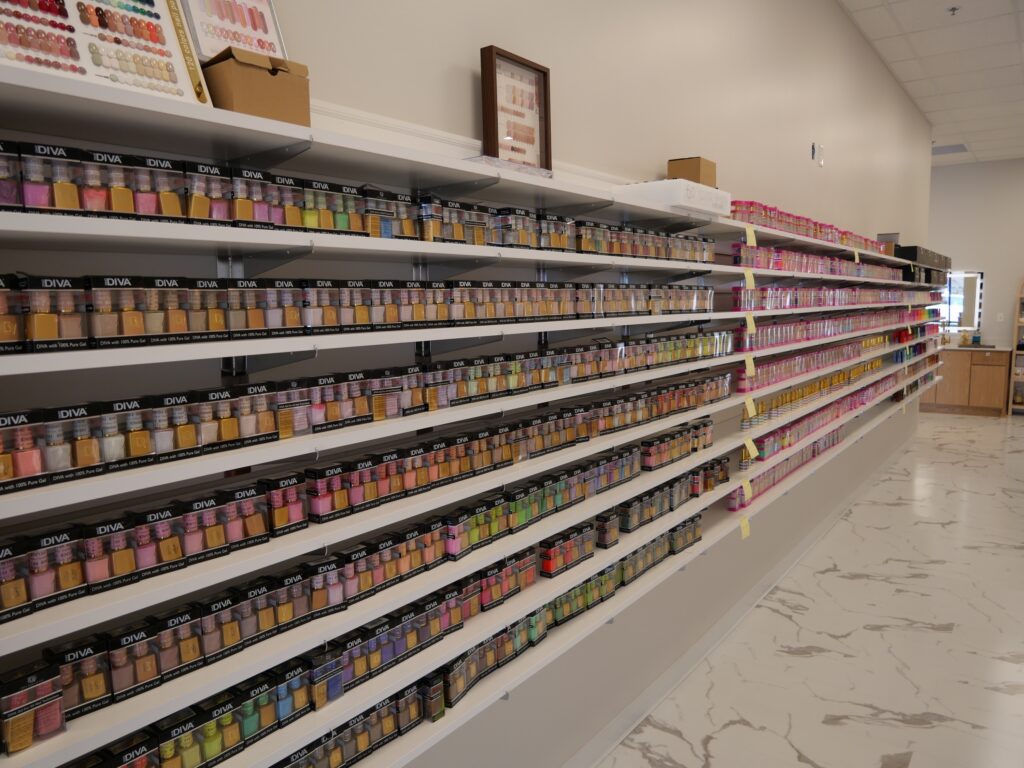 Julie's Nail Bar - Shelving