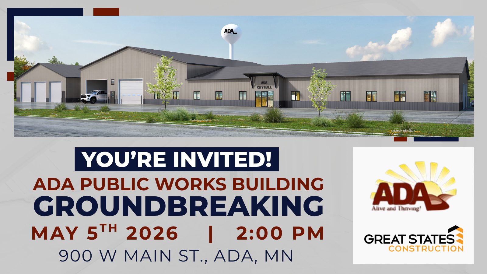 Ada Public Works Building Groundbreaking