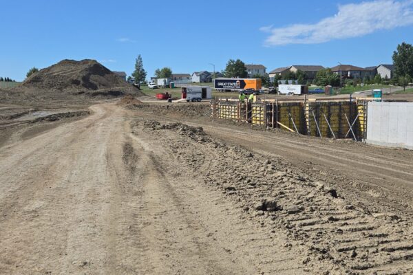 Construction continues at The Village Cooperative in Bismarck