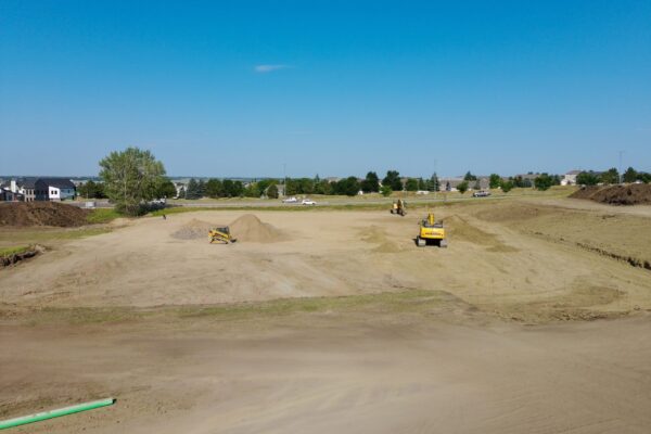 Excavation underway at the Village Cooperative site in Bismarck