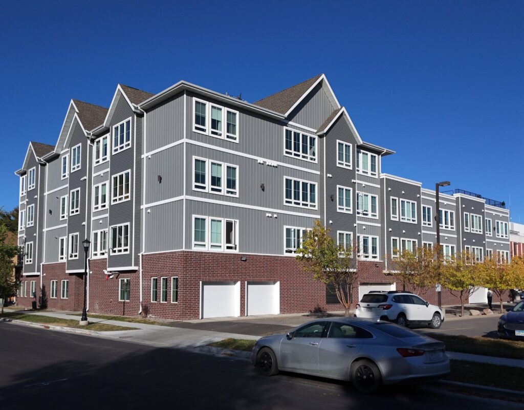 Cathedral Lofts in downtown Fargo, the first large multi-family project by Great States Construction